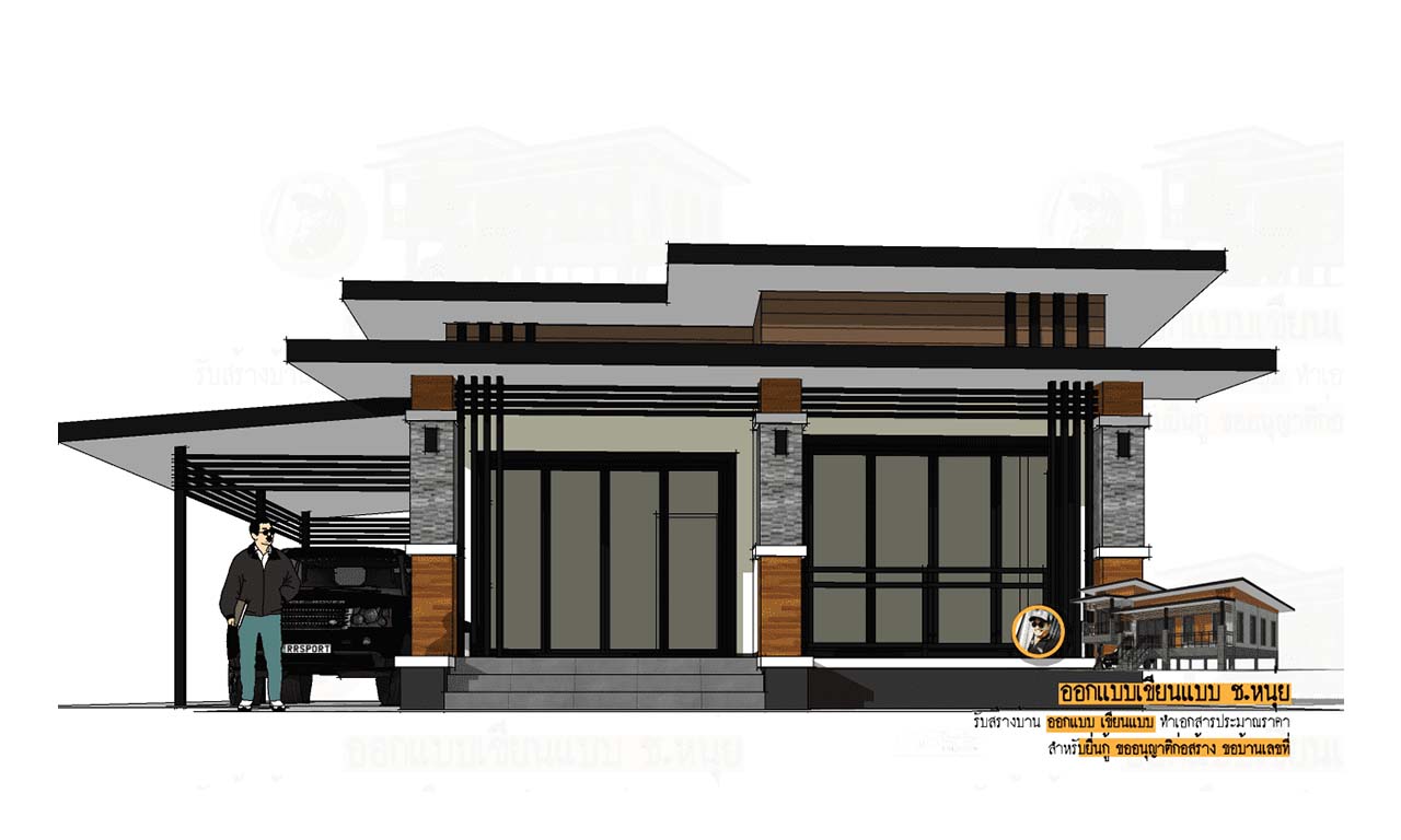 แบบบ้านโมเดิร์น-P-301-12 บ้านโมเดิร์นสวยๆ 2 ห้องนอน 1 ห้องน้ำ