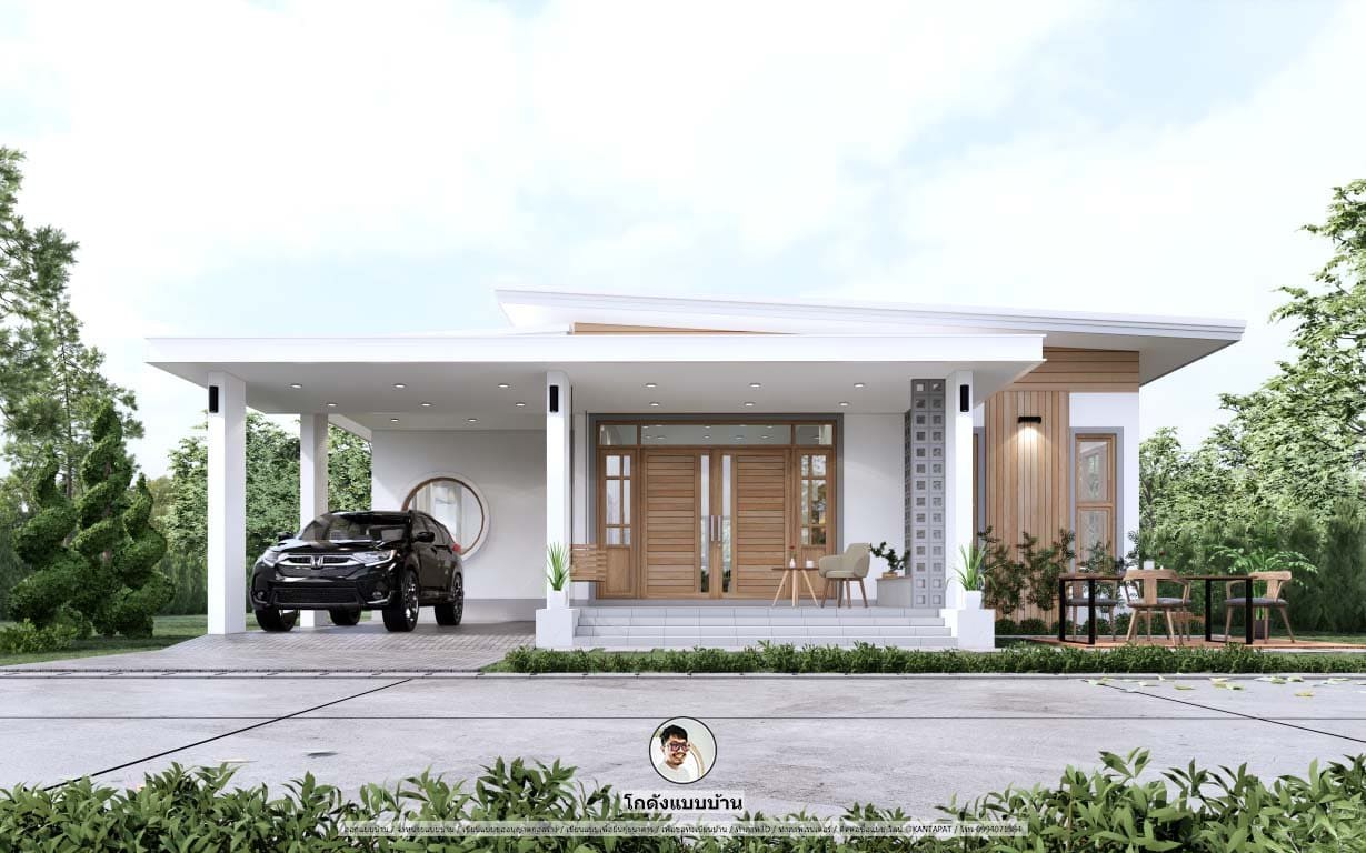 S-031-โมเดิร์นมินิมอลมูจิ บ้านสวยน่าอยู่ 2 ห้องนอน 135 ตร.ม.