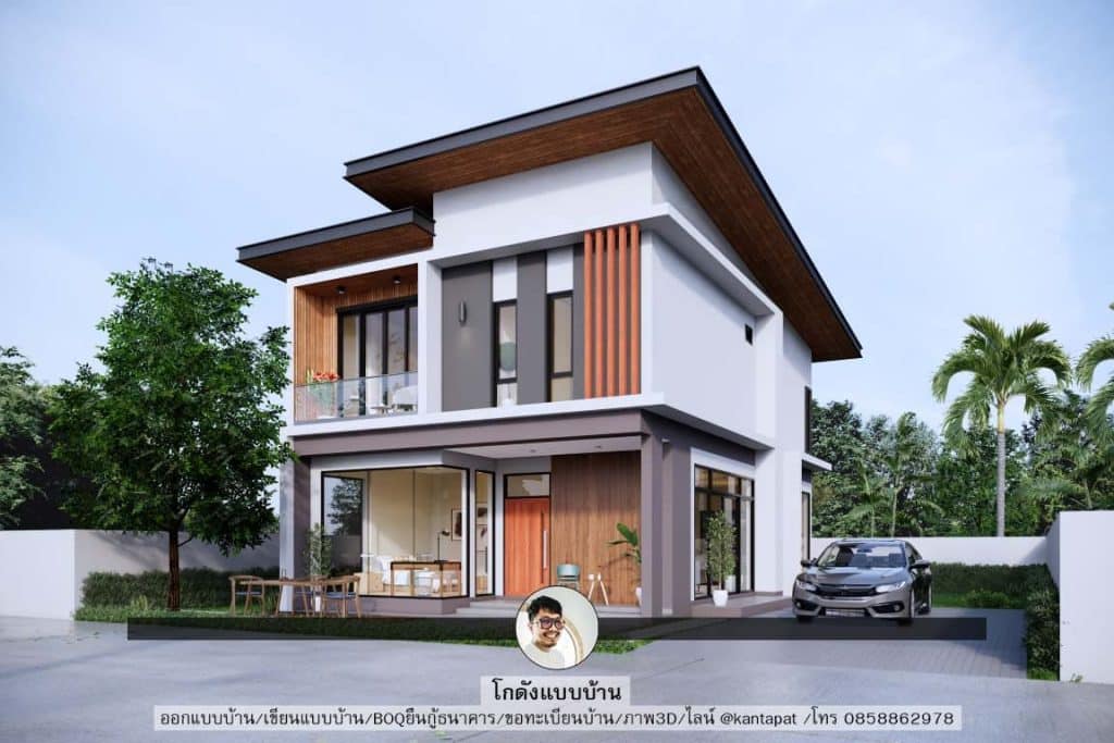 บ้านโมเดิร์นสองชั้น-2