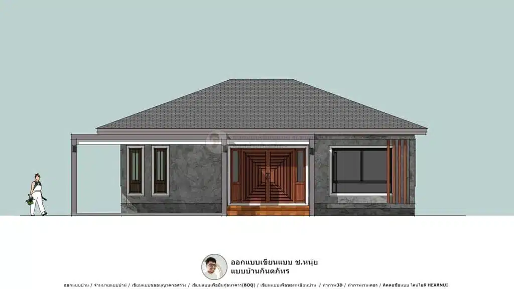 แบบบ้านชั้นเดียว-P-656-1