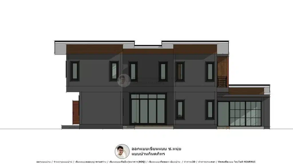 แบบบ้านโมเดิร์น2ชั้น-P-581-4