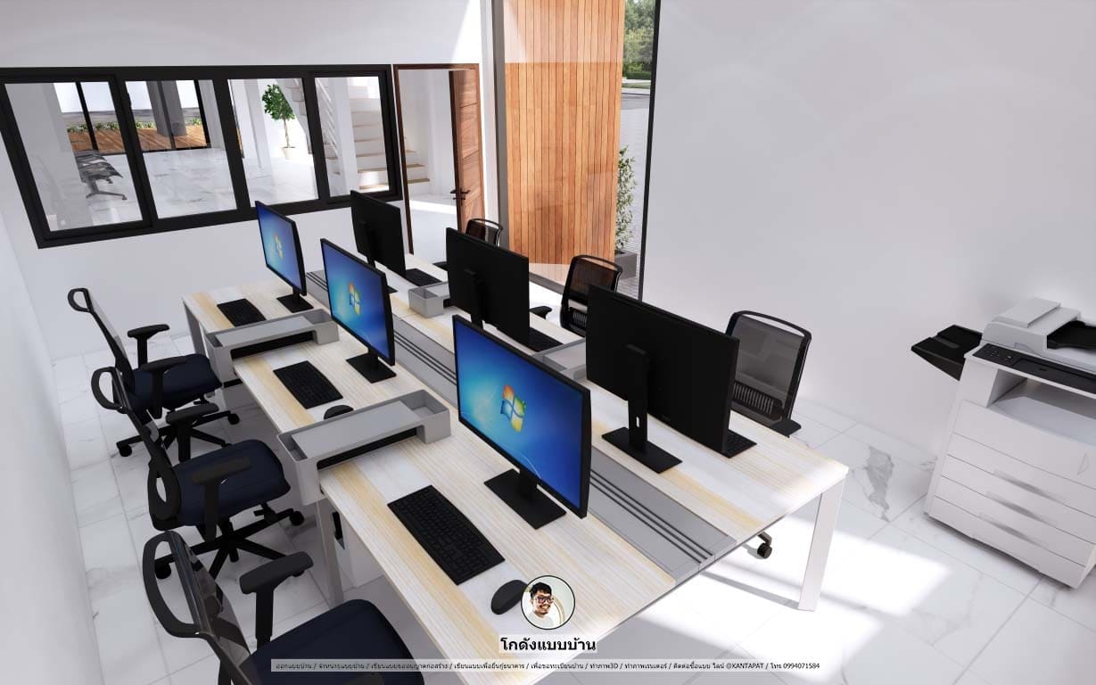 Office-P-1005 แบบออฟฟิศ อาคารสำนักงาน 2ชั้น ปรึกษาเรื่องเขียนแบบดูฟรี Office-P-1005 แบบออฟฟิศ อาคารสำนักงาน 2ชั้น ปรึกษาเรื่องเขียนแบบดูฟรี