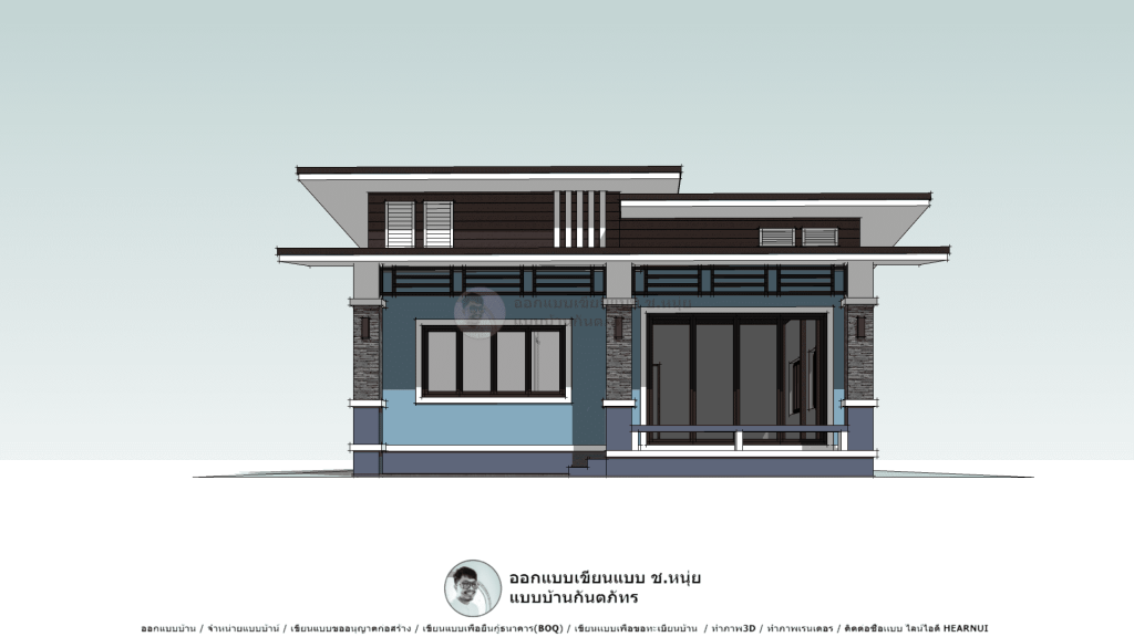 P-629-แบบบ้านชั้นเดียว-1