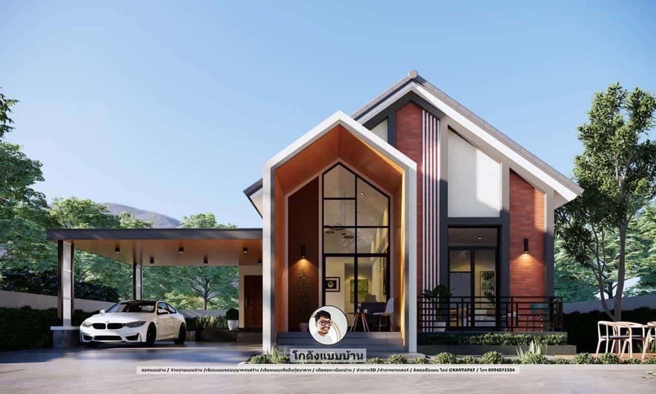 บ้านยุโรป P-691-บ้านนอร์ดิก Nordic House 3 ห้องนอน สวยอบอุ่นมาก ๆ