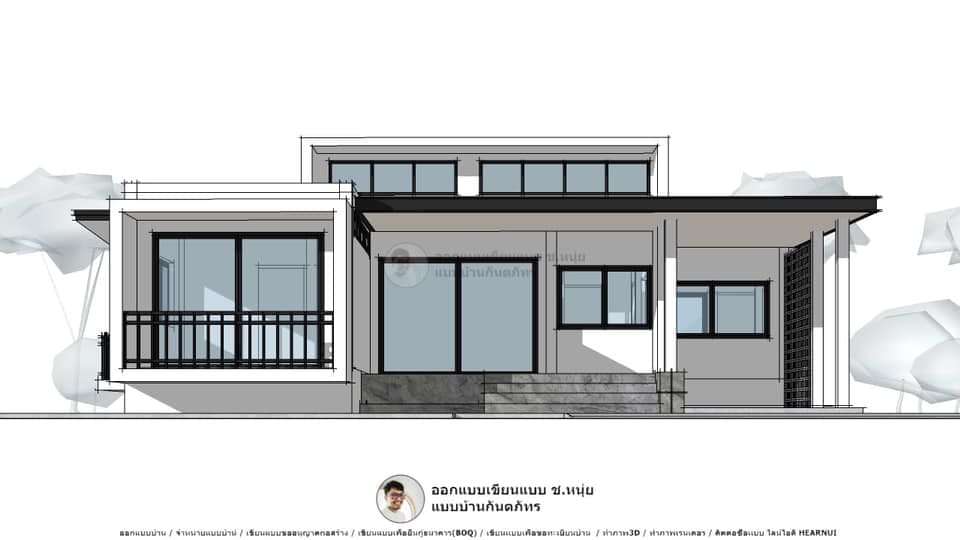 แบบบ้านโมเดิร์น-1