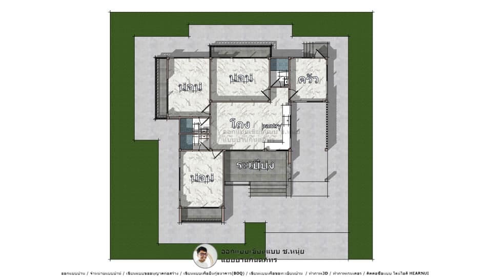 แบบบ้านโมเดิร์น-P-375-6