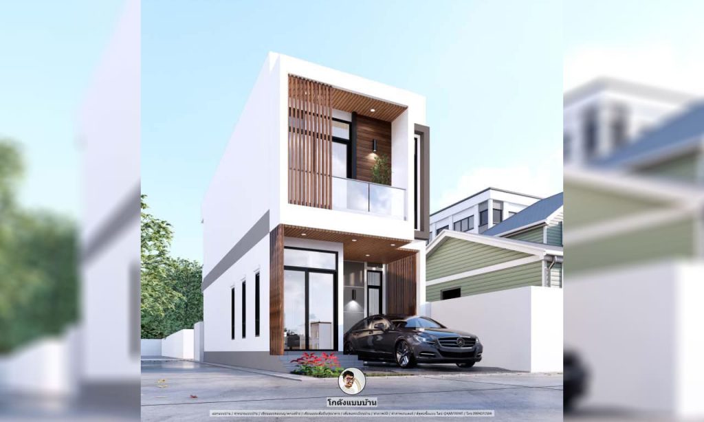 ห้องแถว-ตึกแถว ไอเดียแบบบ้านอาคารพาณิชย์ แบบบ้านสวยในเมือง