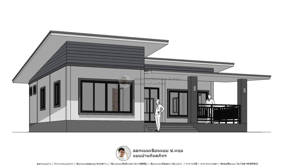 P-1304-บ้านชั้นเดียวโมเดิร์น-2