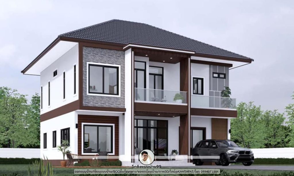 10 แบบบ้านชั้นเดียว 3 ห้องนอน 2 ห้องน้ำ สวยงาม ดูดี งบล้านต้นๆ
