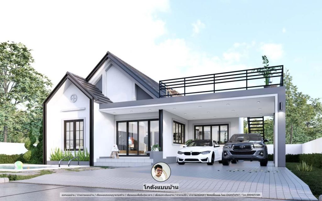 S-033-แบบบ้านหลังคาจั่ว-2