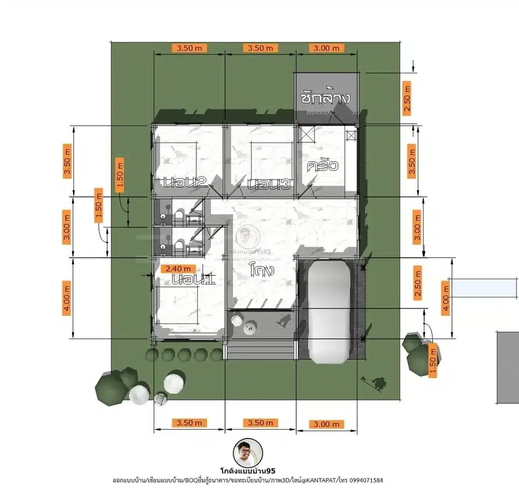 P-1403-บ้านชั้นเดียวโมเดิร์น-6