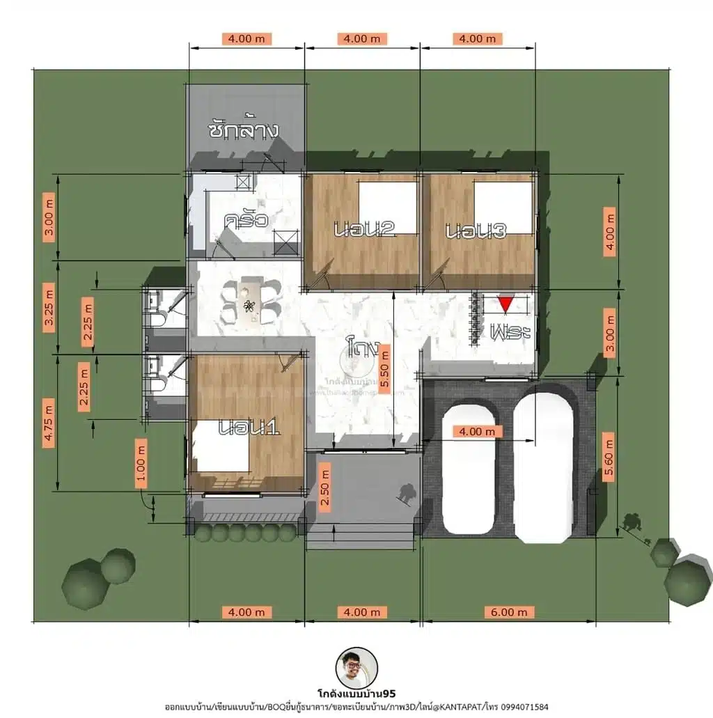 P-1405-บ้านชั้นเดียวพร้อมโรงจอดรถ-7