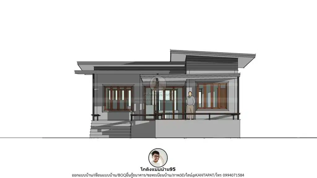 แบบบ้านโมเดิร์น-1