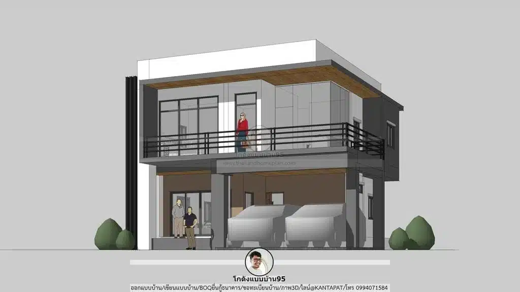 P-1523-บ้านโมเดิร์น2ชั้น-3