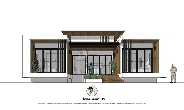 โกดังแบบบ้าน รวมไอเดียแบบบ้านทรงกล่อง (box-shapedhouse)