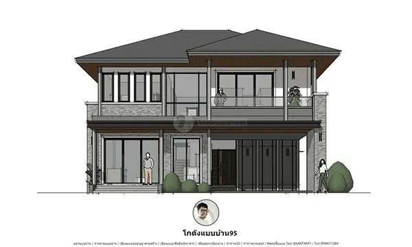 Two-storeyhouse แบบบ้าน2ชั้น เทรนด์บ้านใหม่ สไตล์บ้าน 2ชั้นสวย ๆ