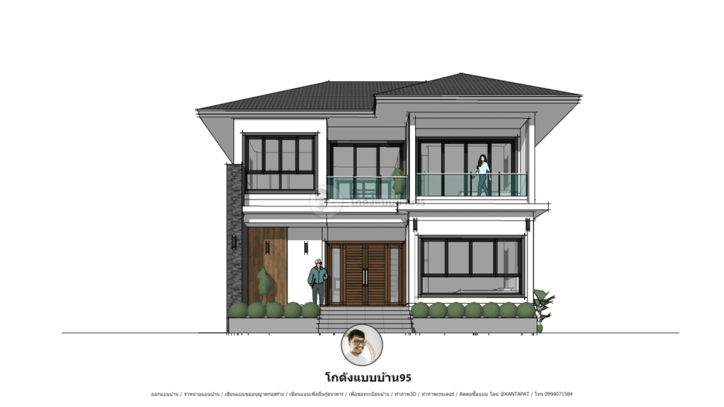 P-1618-บ้านปั้นหยาทรงโมเดิร์น-1