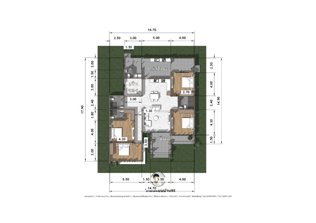 P-1652-บ้านปั้นหยาสมัยใหม่