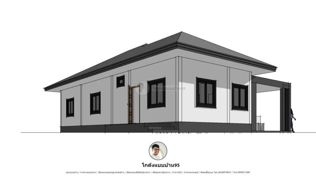 P-1668-บ้านนอร์ดิกหลังคาปั้นหยา-5