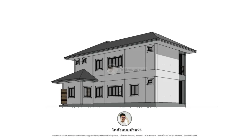 แบบบ้านปั้นหยา P-1728 (2)