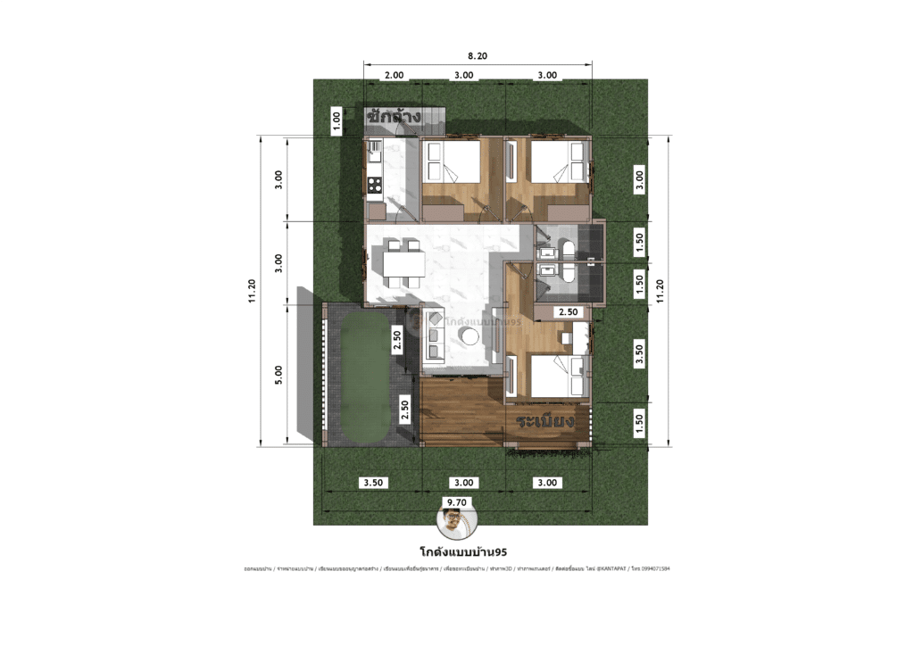 แบบบ้านมูจิ P-1745 (1)