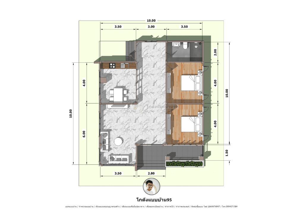 แบบบ้านโมเดิร์น P-1749 (12)