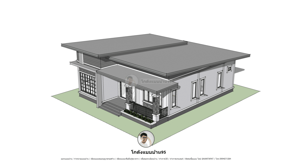 แบบบ้านโมเดิร์น P-1749 (6)