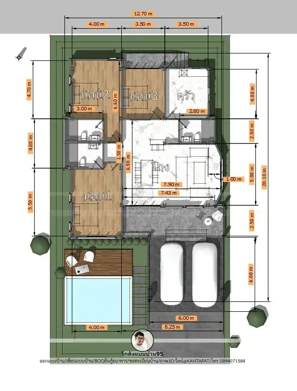 บ้านชั้นเดียว P-1814 (17)