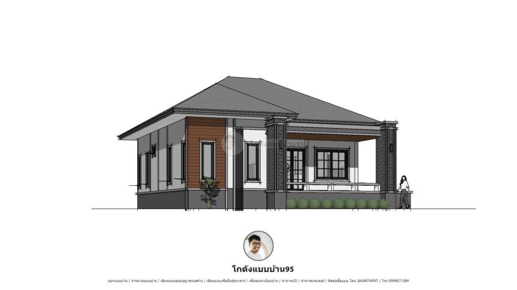 แบบบ้านชั้นเดียว P-1837 (3)