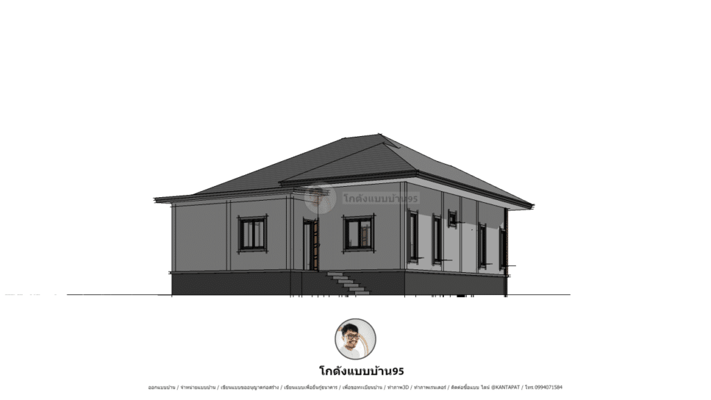 แบบบ้านชั้นเดียว P-1837 (4)