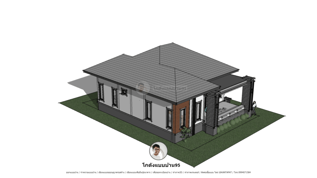 แบบบ้านชั้นเดียว P-1837 (7)