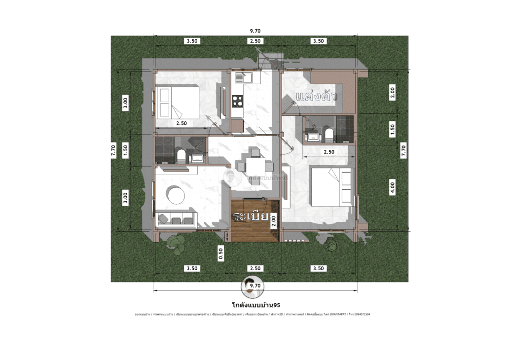 แบบบ้านนอร์ดิก P-1780 (14)