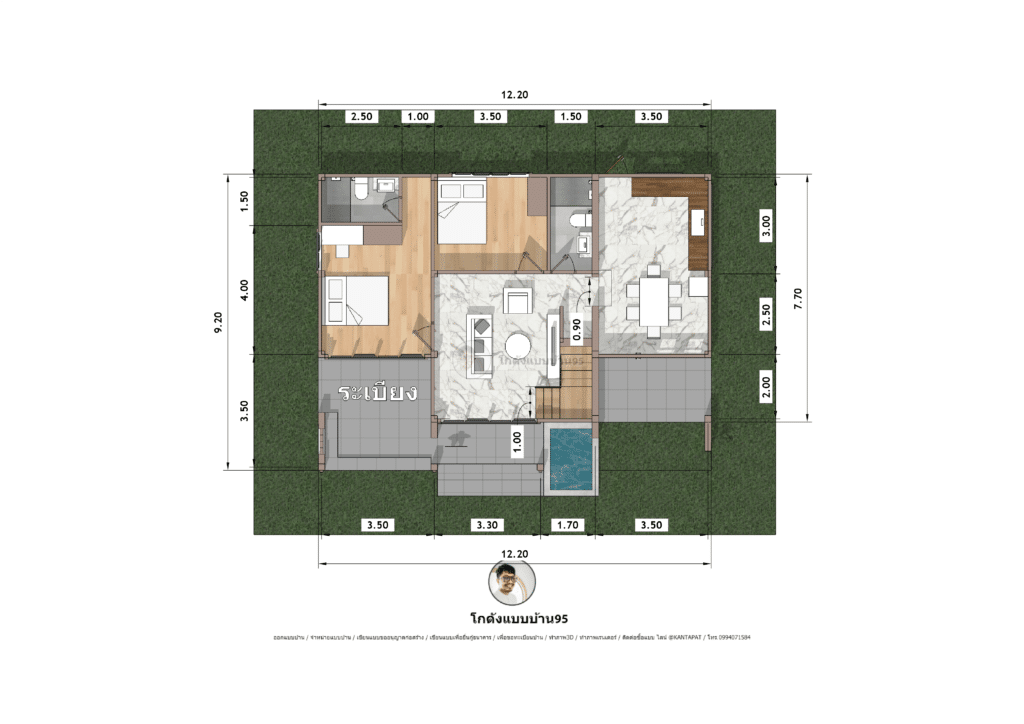 แบบบ้านโมเดิร์น P-1808 (17)