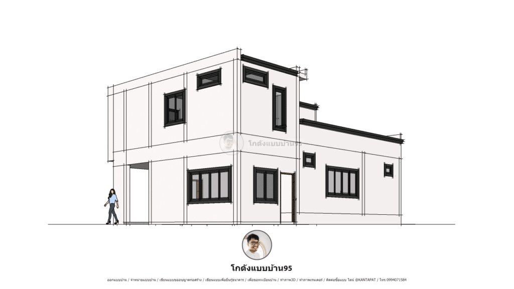 แบบบ้านโมเดิร์น P-1808 (5)