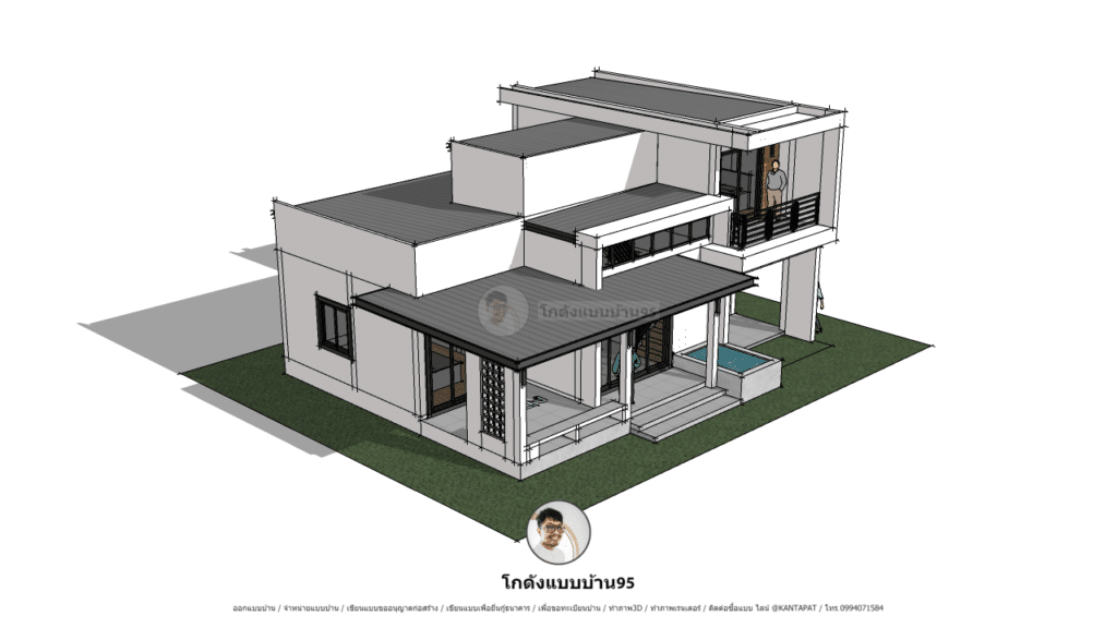 แบบบ้านโมเดิร์น P-1808 (8)