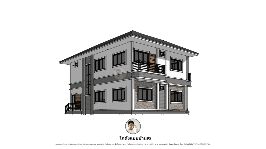 แบบบ้าน2ชั้น P-1916 (4)