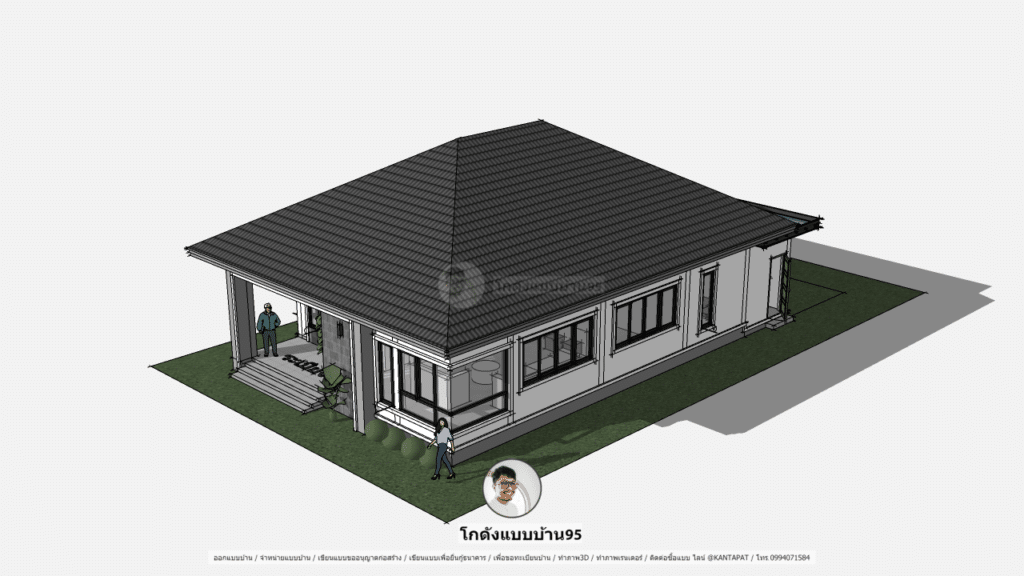 แบบบ้านชั้นเดียว P-1892 (6)