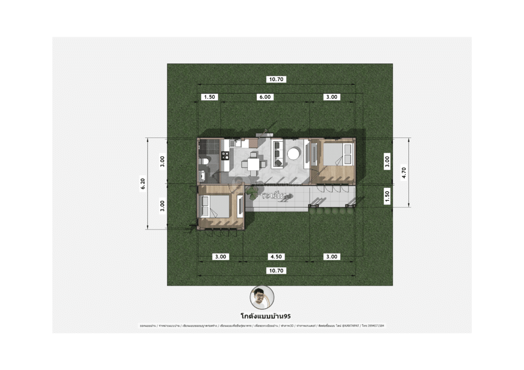 แบบบ้านชั้นเดียว P-1935 (16)