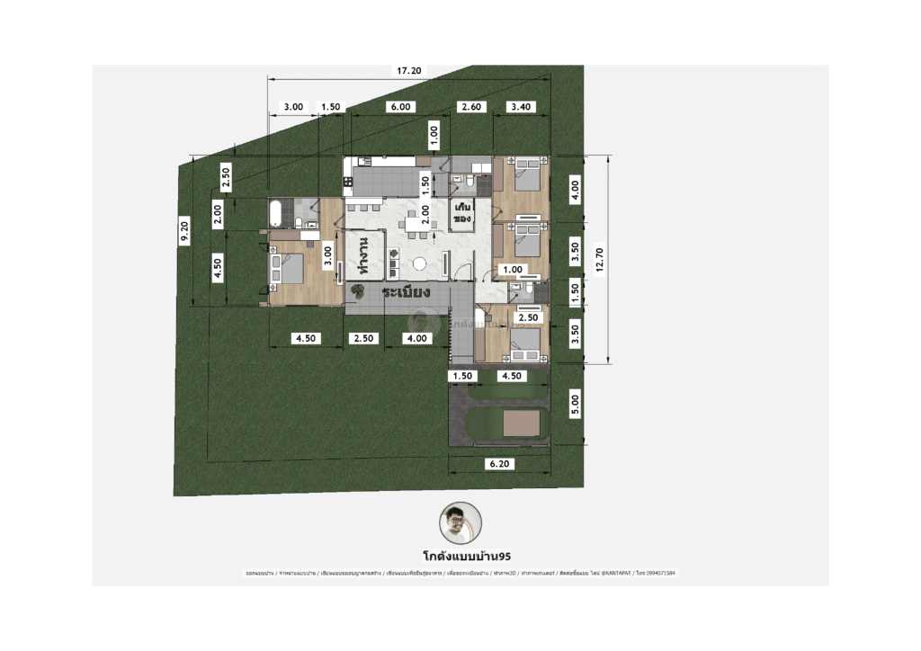 แบบบ้านทรงกล่อง P-1879 (2)