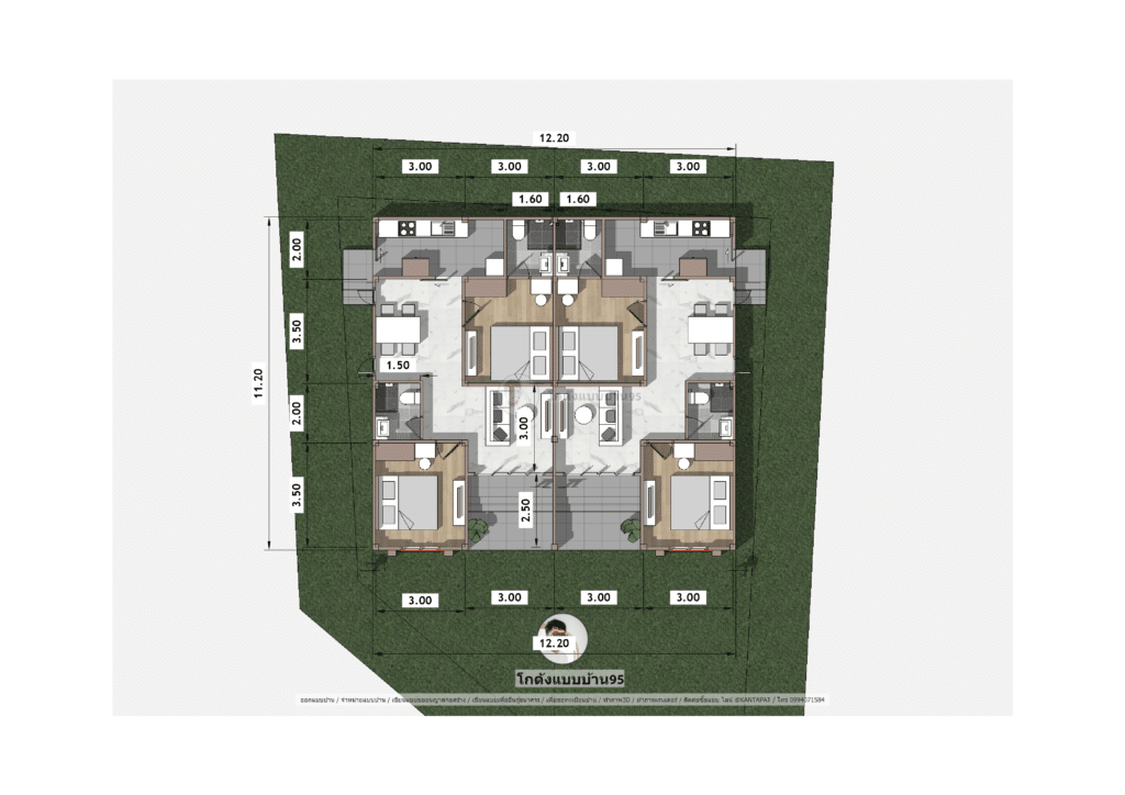 แบบบ้านทรงจั่ว P-1911 (16)