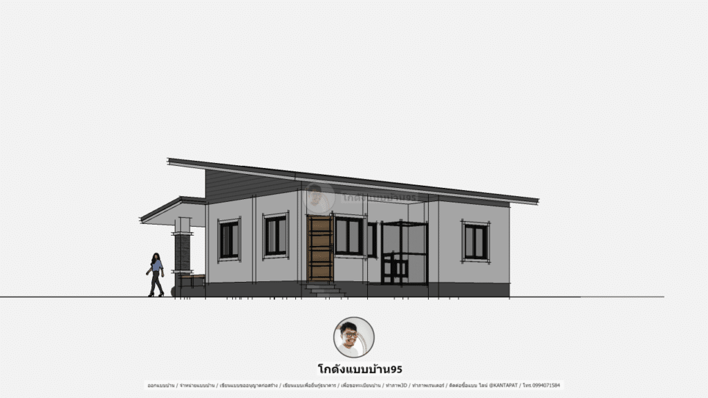 แบบบ้านโมเดิร์น P-1884 (5)