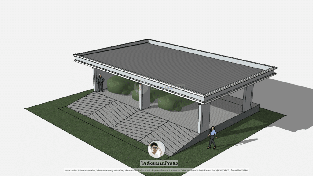 ออกแบบโรงจอดรถM-054