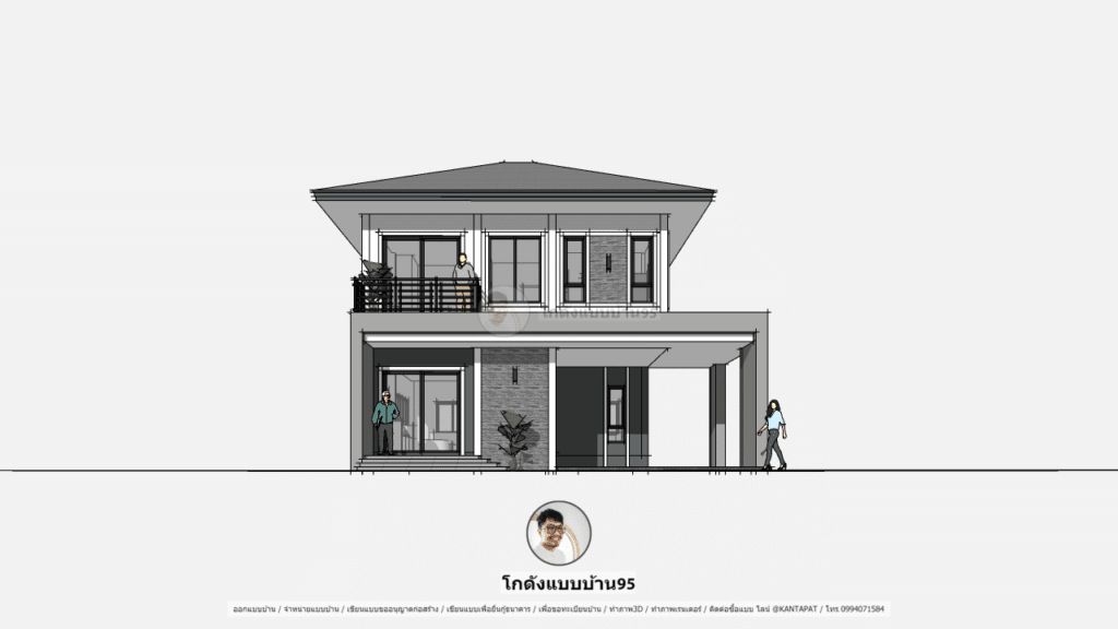 แบบบ้าน2ชั้น P-1970 (1)