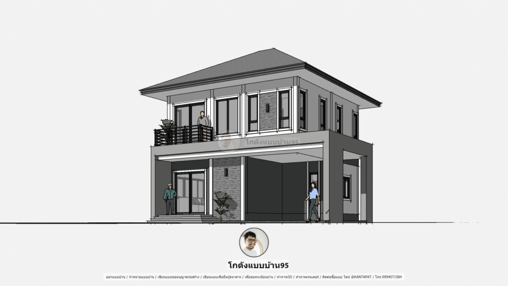 แบบบ้าน2ชั้น P-1970 (2)