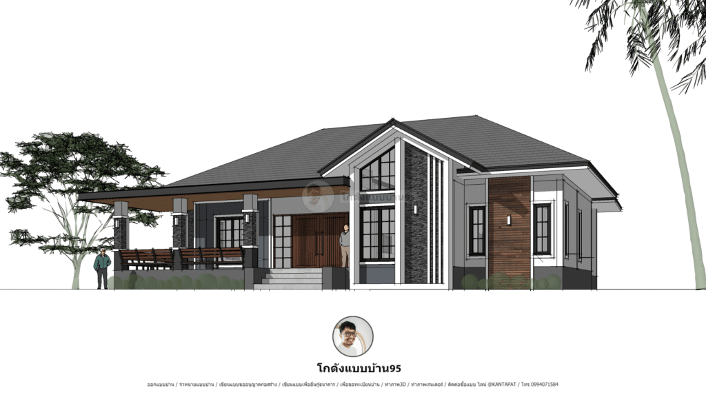 แบบบ้านชั้นเดียว P-2018 (2)