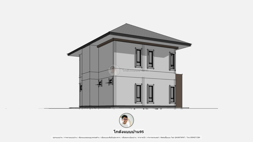 แบบบ้านปั้นหยา2ชั้น P-1937 (4)
