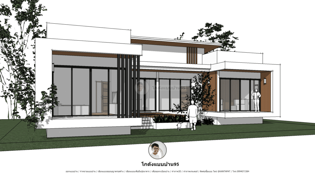 แบบบ้านโมเดิร์น P-2016 (3)