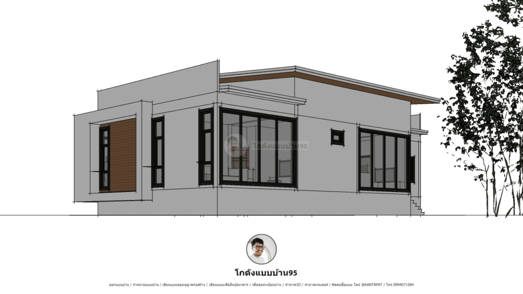 แบบบ้านโมเดิร์น P-2016 (5)