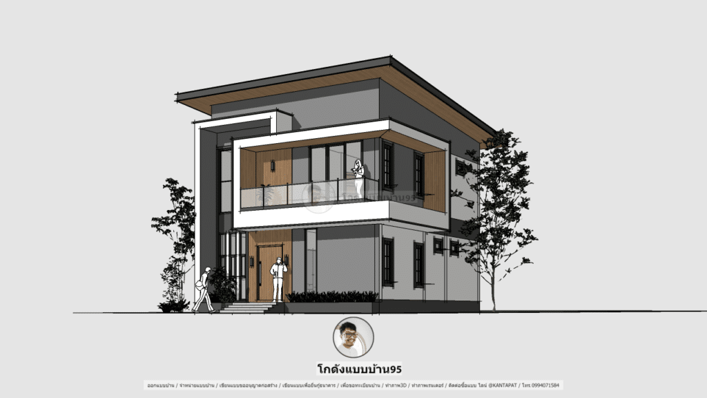 ออกแบบบ้าน2ชั้นP-2140 (2)