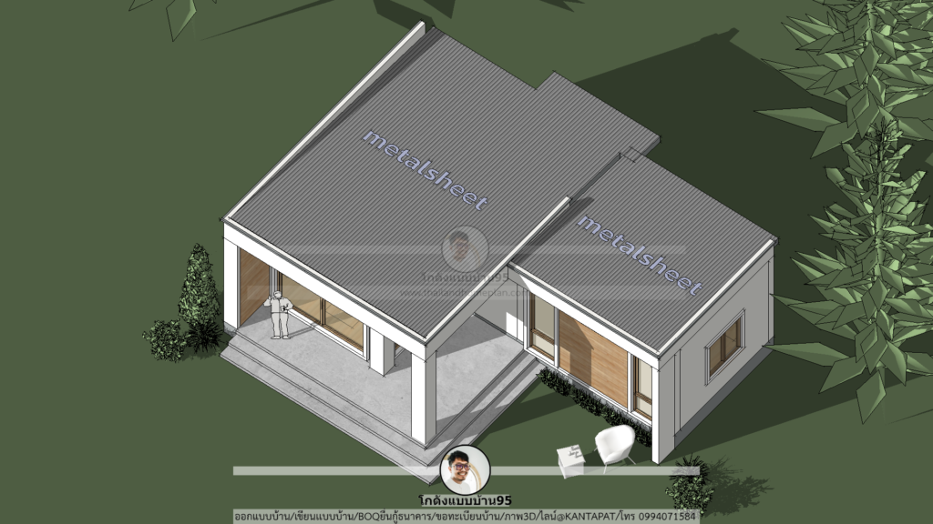 แบบบ้านทรงกล่อง P-2222 (6)